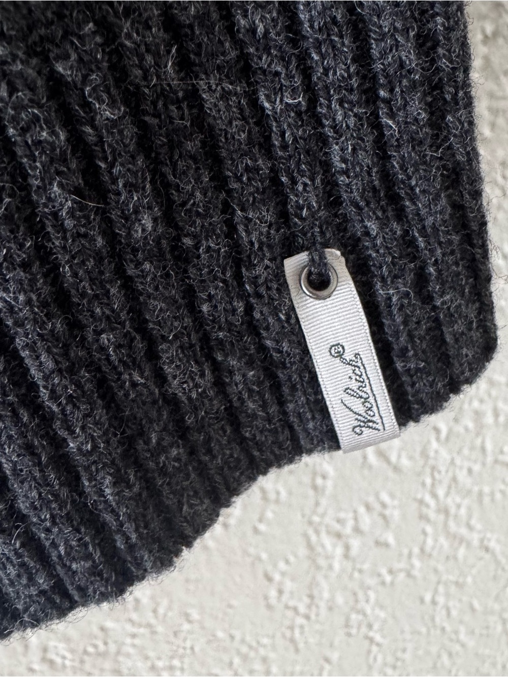 Woolrich Charcoal Crewneck Sweater with Sheep Fair Isle - Picture 3 of 5